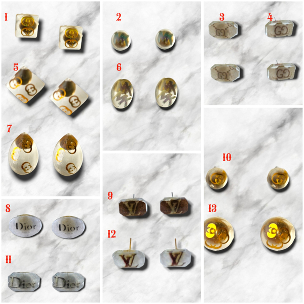 Resin earrings