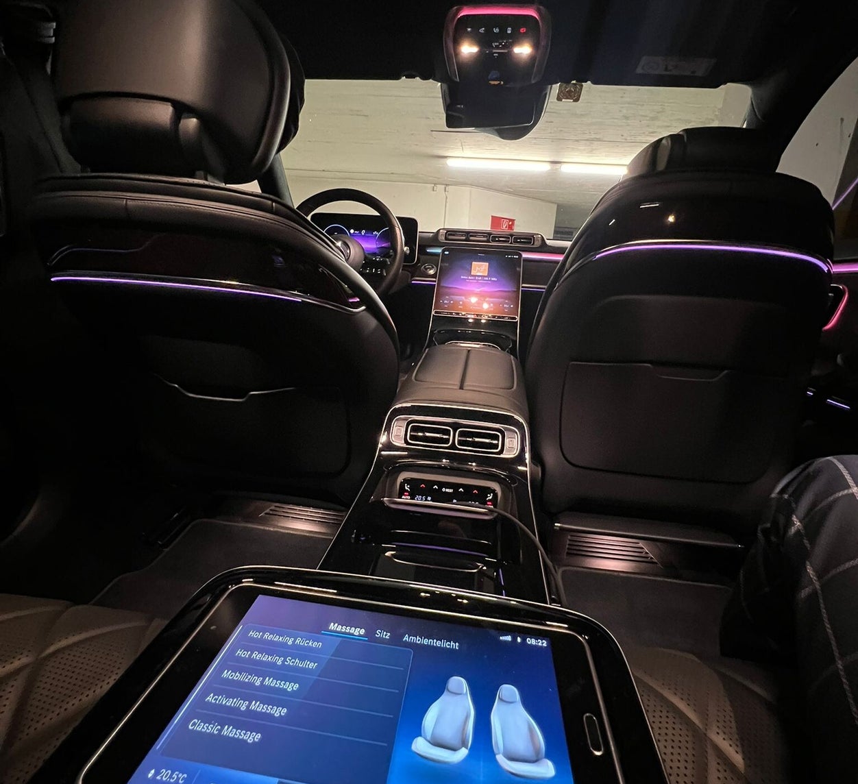 Luxury limousine exterior