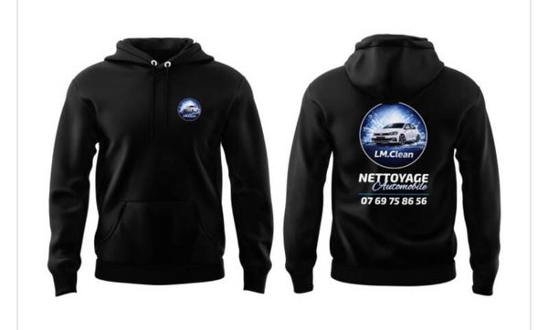 Sweat-shirt à capuche mixte