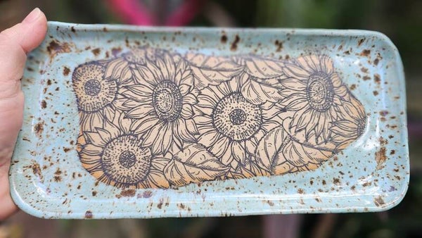 Sunflower Serving Platter