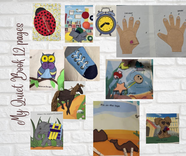 my Quiet Book , 12 pages