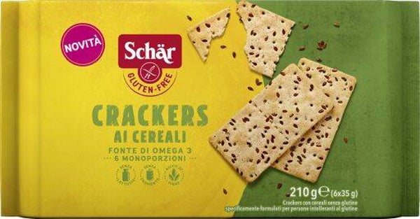 SCHAR CRACKERS GRANO SARACENO G.210 6X35 S/GLUTINE