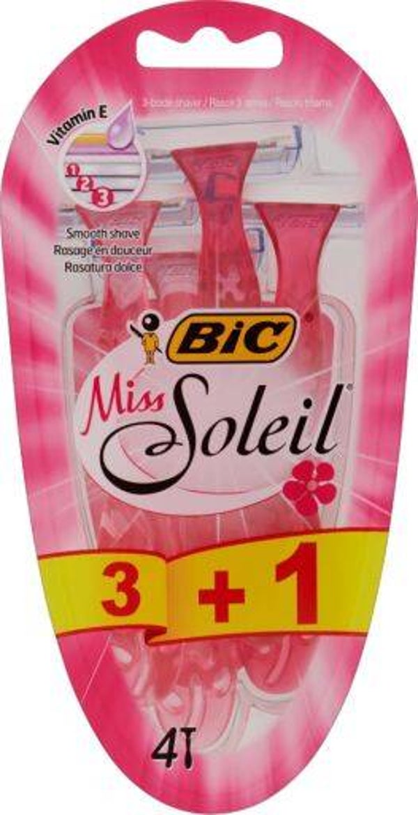 BIC RASOIO MISS SOLEIL PZ 3+1