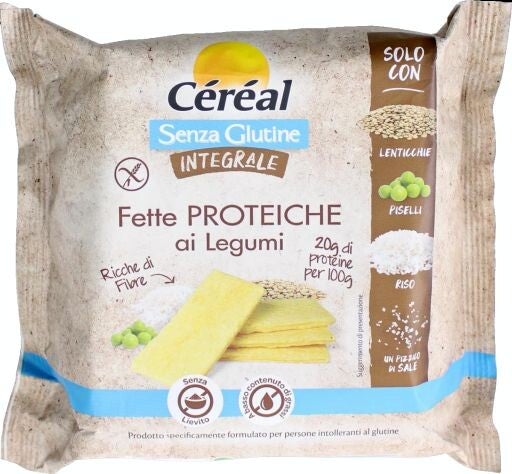 CEREAL FETTE PROTEICHE S/GLUT. G.100 AI LEGUMI