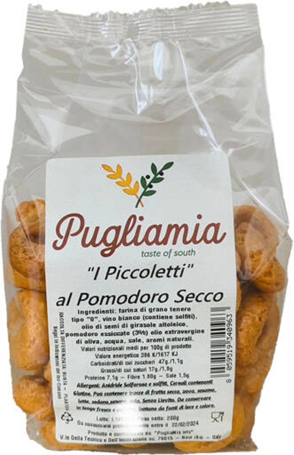 TARALLI PUGLIAMIA PICCOLETTI GR.200