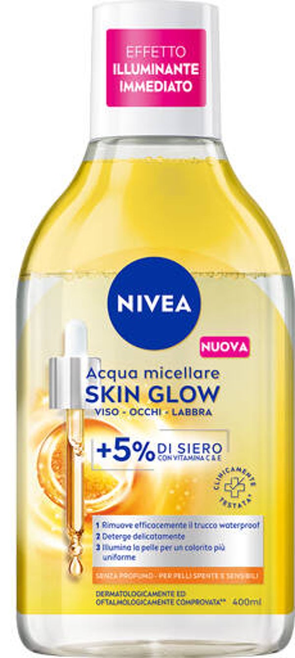 NIVEA ACQUA MICELLARE ML.400 SKIN GLOW +5% SIERO