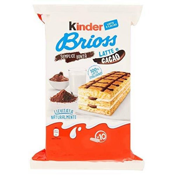 KINDER BRIOSS LATTE E CACAO 10PZ