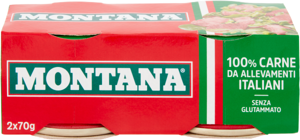 MONTANA CARNE DAL ALLEVAMENTO ITALIANO 2X70GR