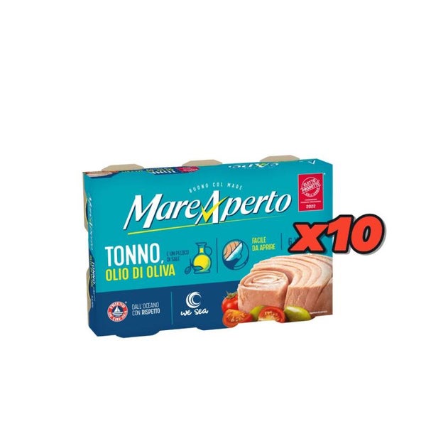 TONNO MARE APERTO 10 CONFEZIONI DA  6X70GR IN OLIO DI OLIVA