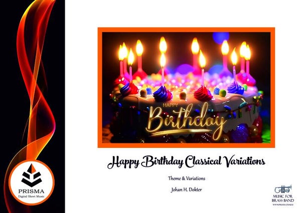 Brassband - HAPPY BIRTHDAY CLASSICAL VARIATIONS