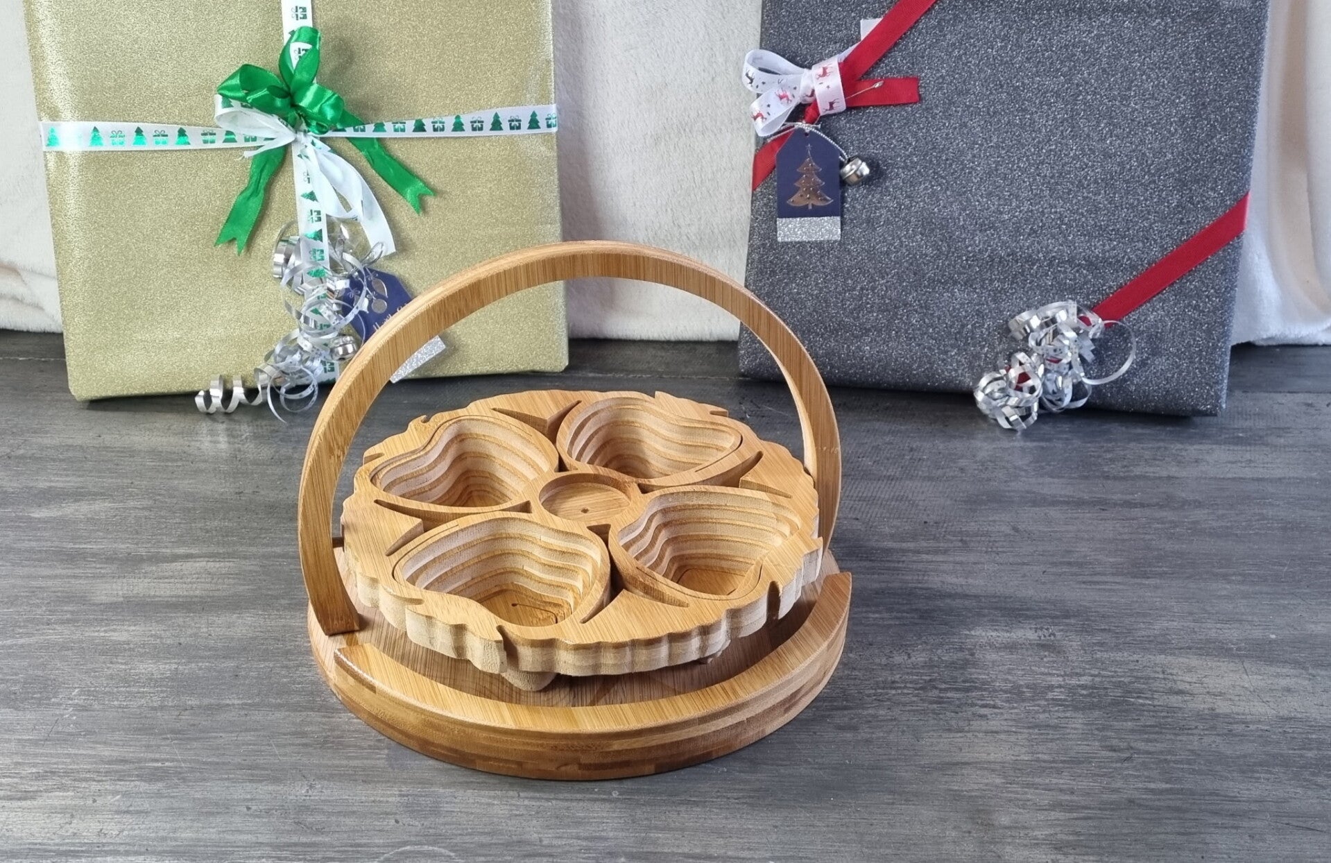 Modèle 4 compartiments pomme