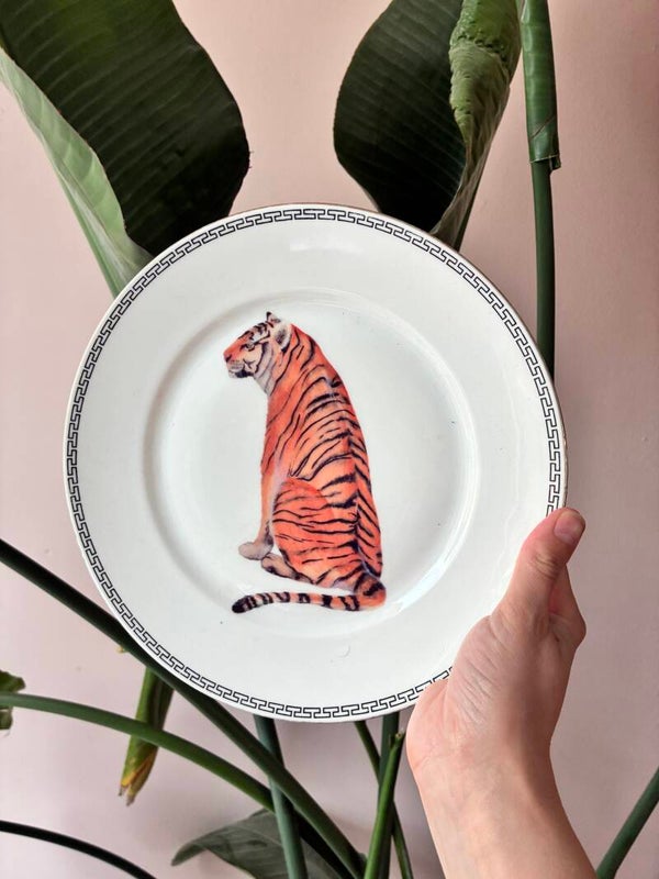 Wandbordje tijger 🐅