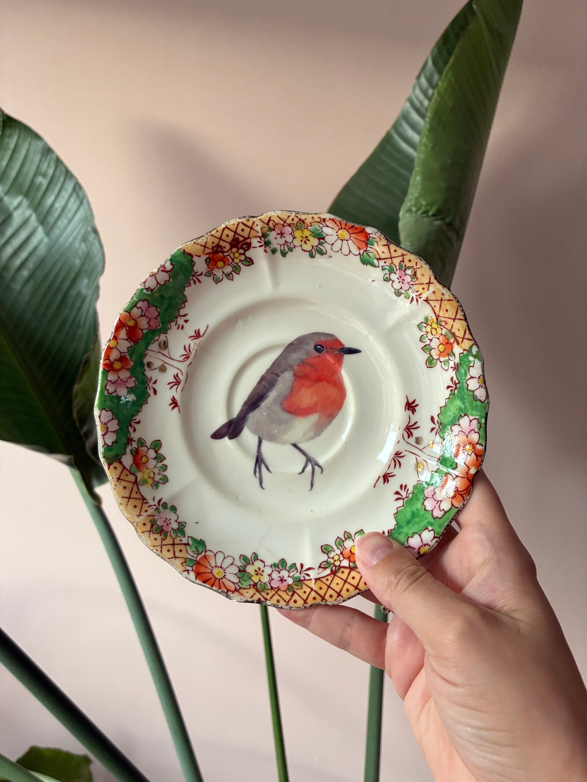 Wandbordje Roodborstje 🐤