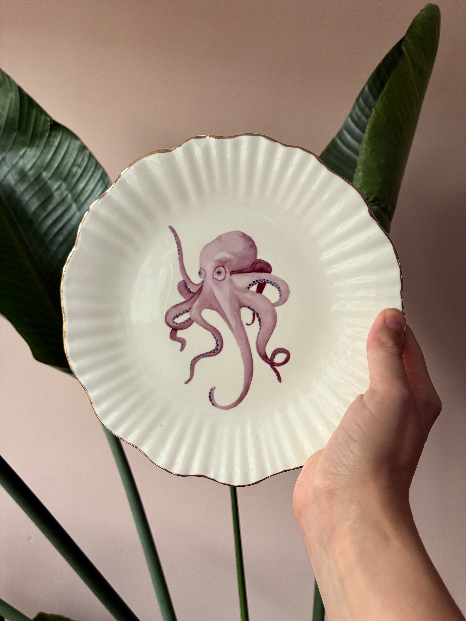 Wandbordje Octopus 🐙