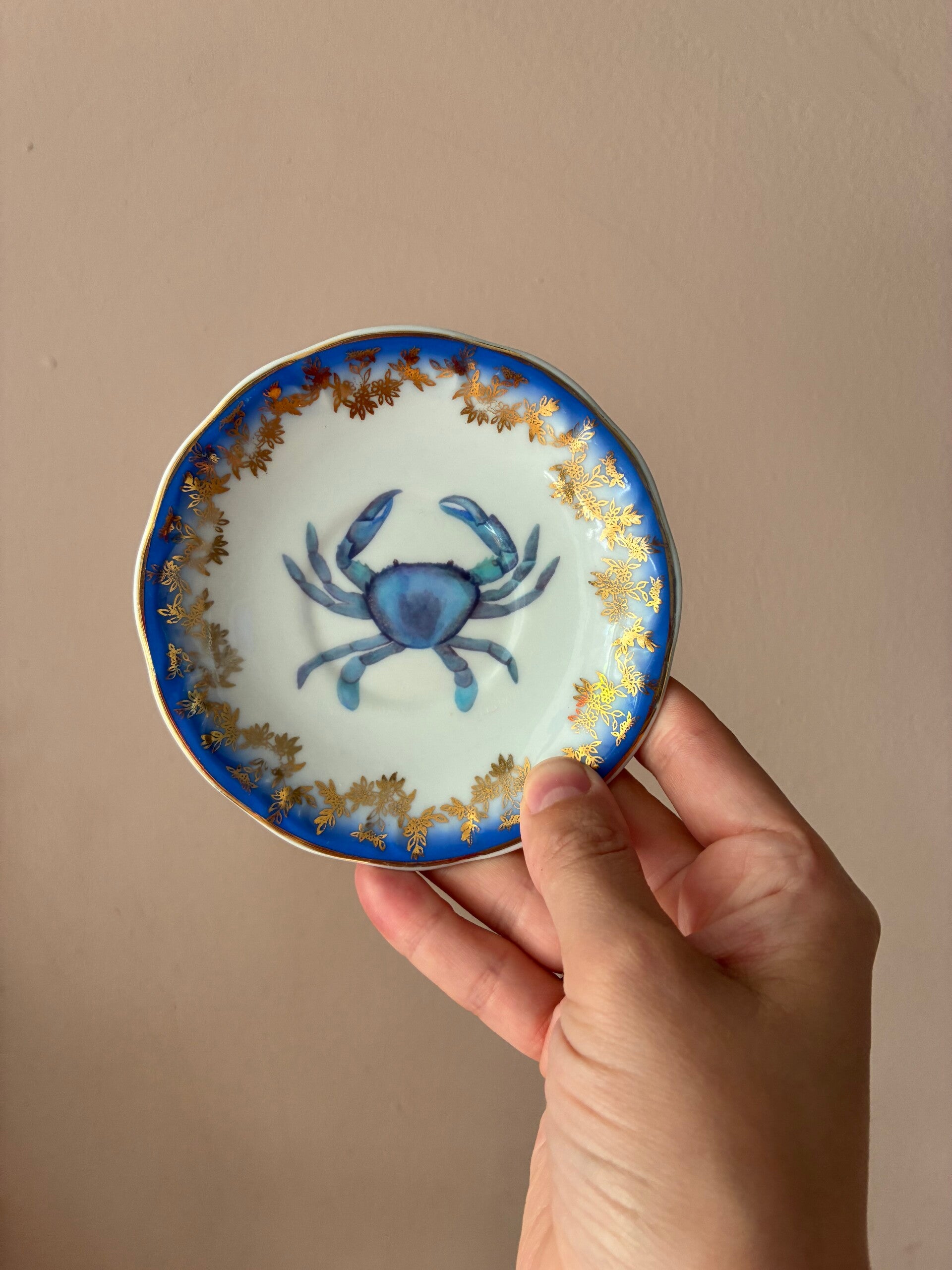 Wandbordje krab 🦀