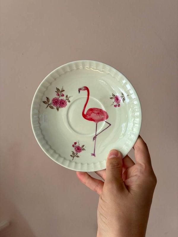 Wandbordje Flamingo 🦩