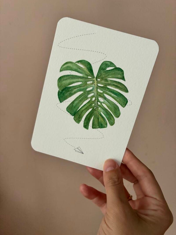 Ansichtkaart - Monstera 🌱