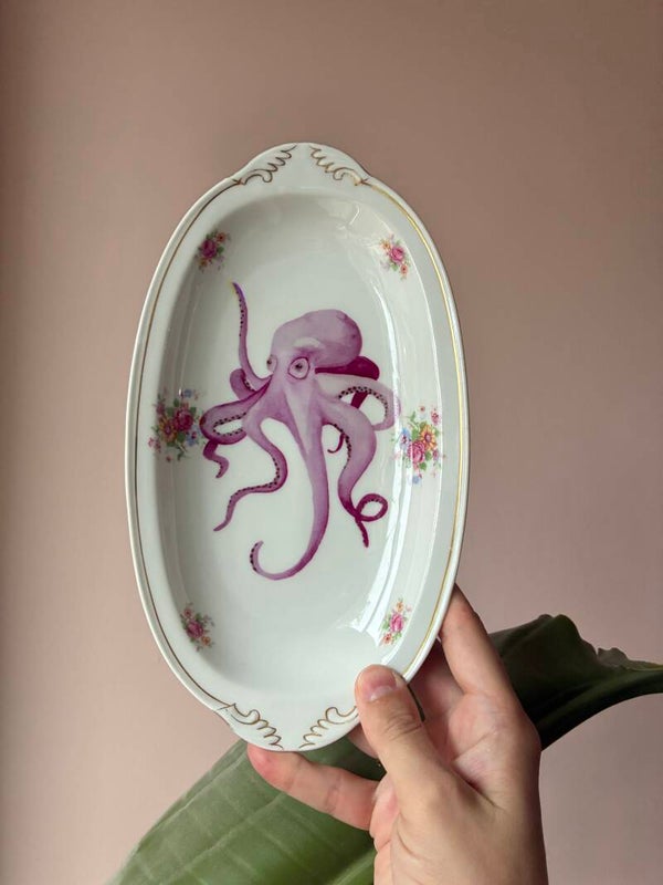 Wandbordje Octopus 🐙