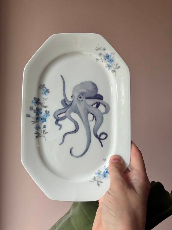 Wandbordje Octopus 🐙