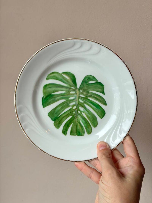 Wandbordje monstera