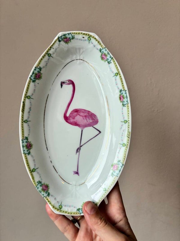 Wandbordje Flamingo 🦩