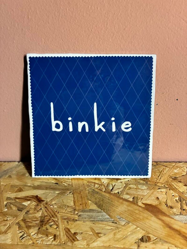 Tegeltje binkie