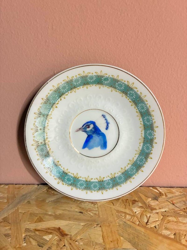Wandbordje Pauw 🦚