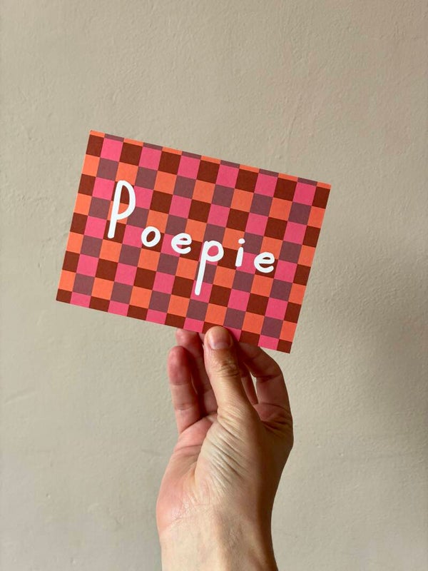 Ansichtkaart Poepie