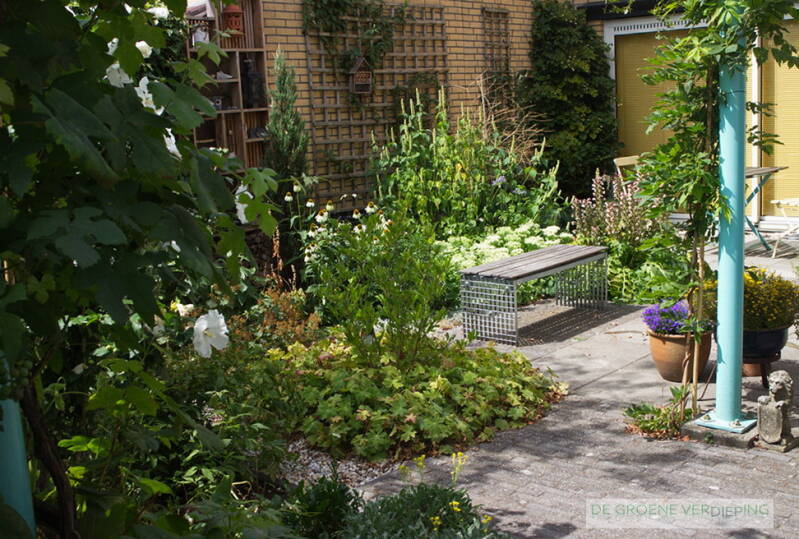 Klimaatbestendige tuin met ondergrondse infiltratie dmv infiltratiekratten en hydroblobs