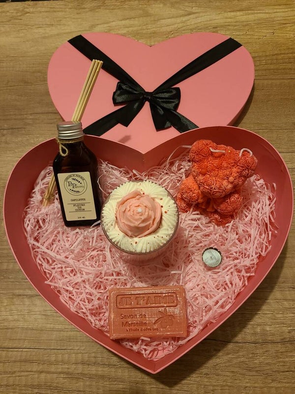 Grand coffret cœur Douceur