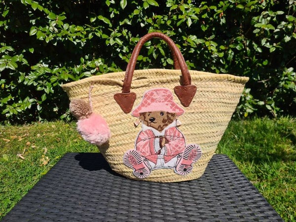 Paniers oursonne rose