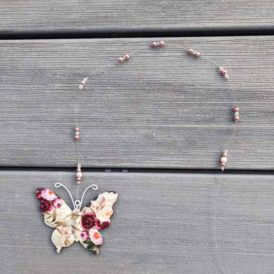 Girlande vintage Schmetterling