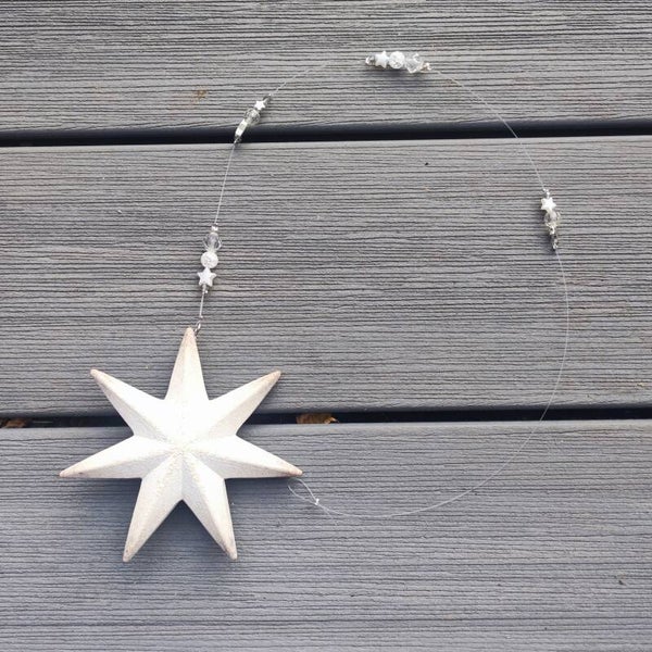 Girlande Metall Stern Shabby