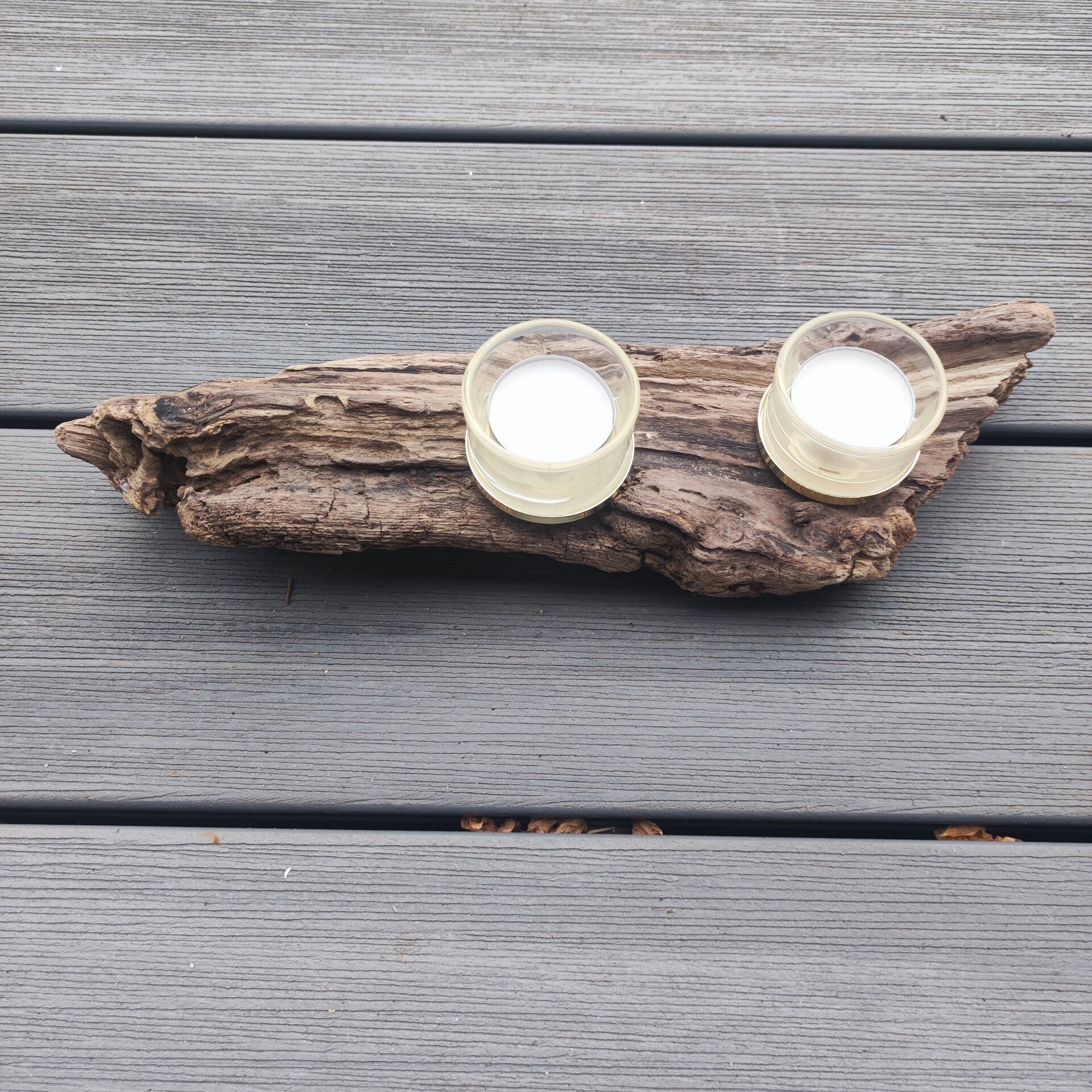 Schwemmholzlicht  2er gold #3