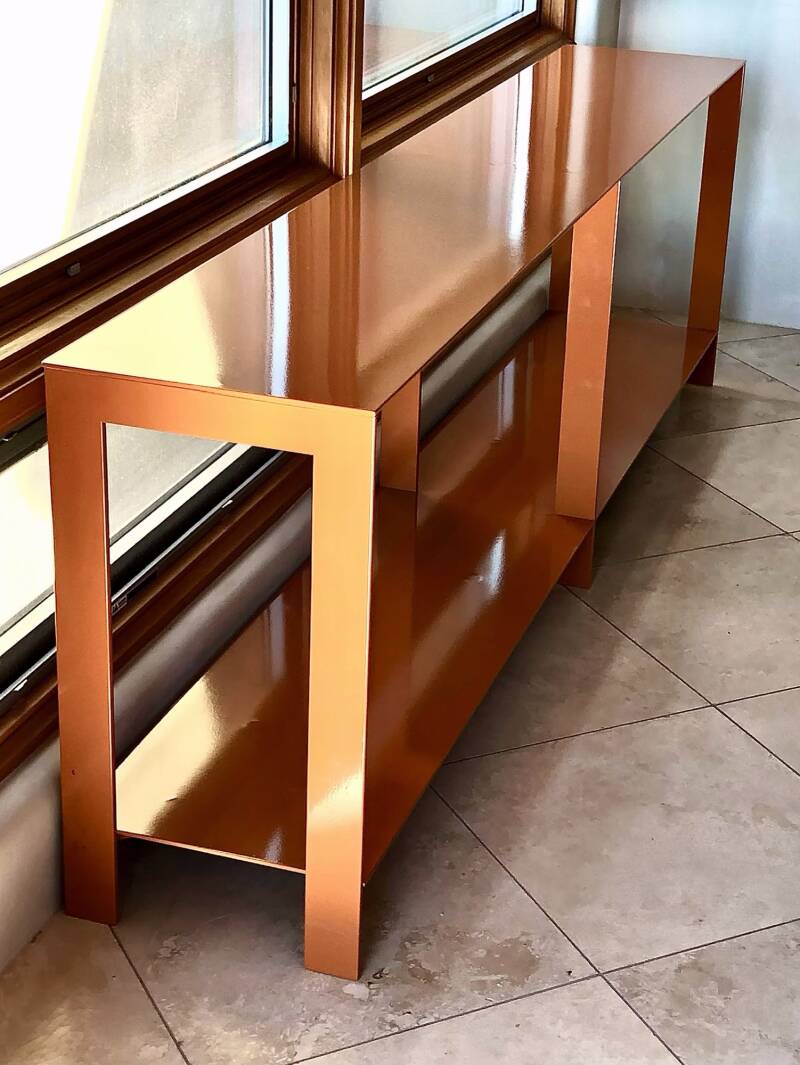 Metal plant stand powder coated custom color