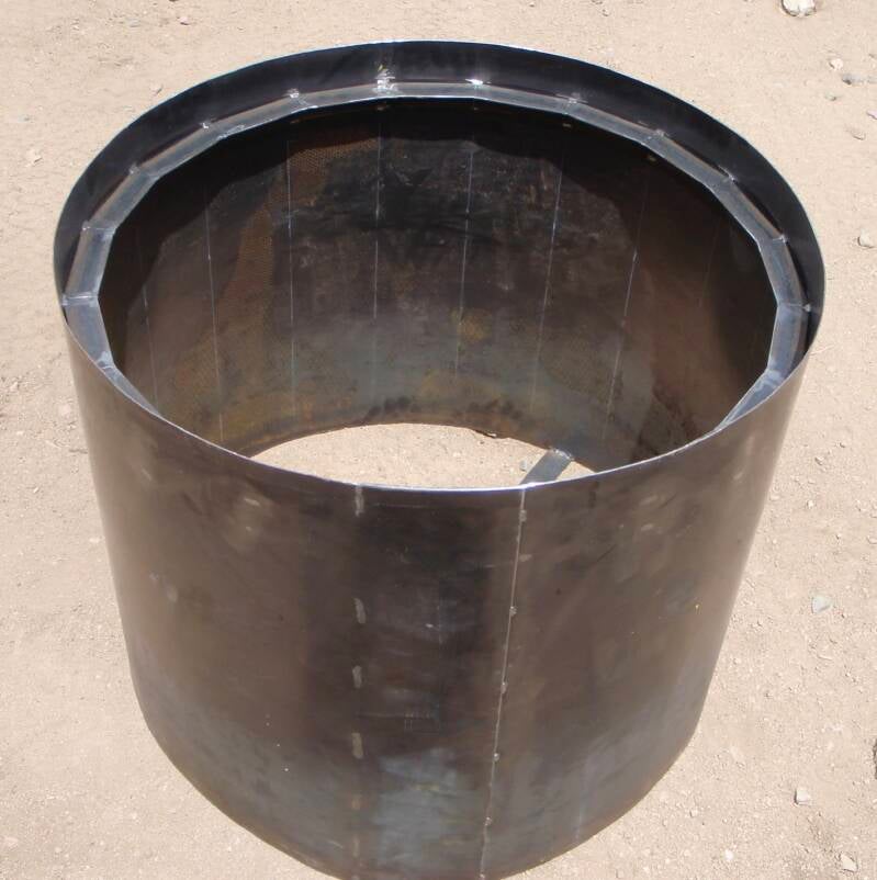 Custom steel planter Santa Fe