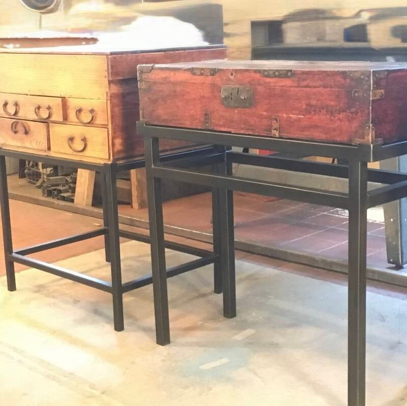 Hand made custom tonsu trunk stands
