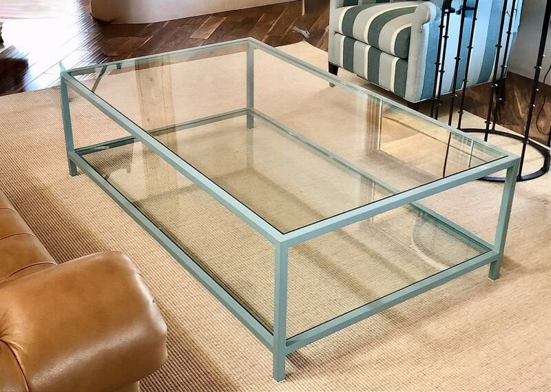 Custom powder coated coffee tables and steel furnishings 