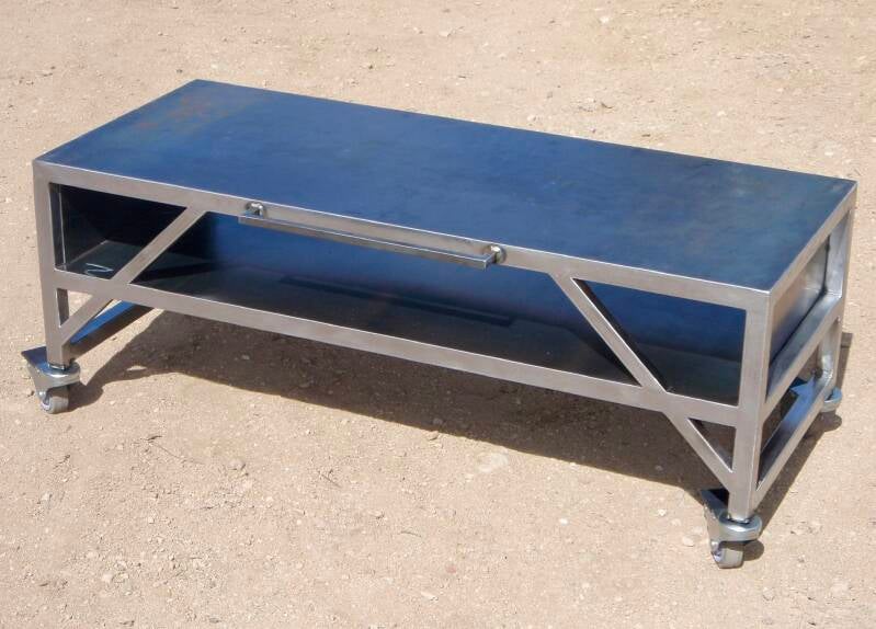 Custom steel carts and cabinets 