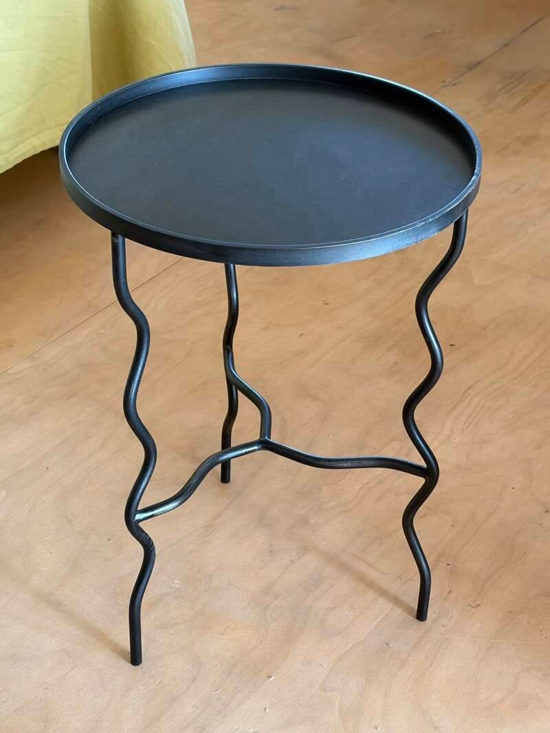 Side table with twig legs