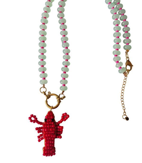 THE LOBSTER NECKLACE GREEN
