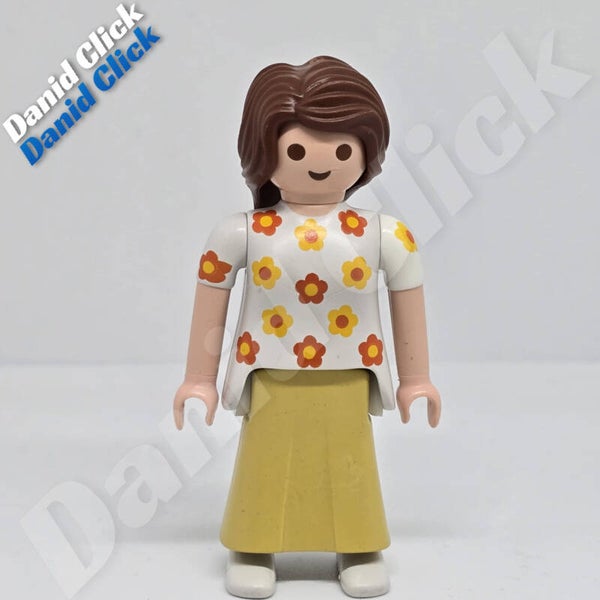 Playmobil Mujer Camiseta Flores