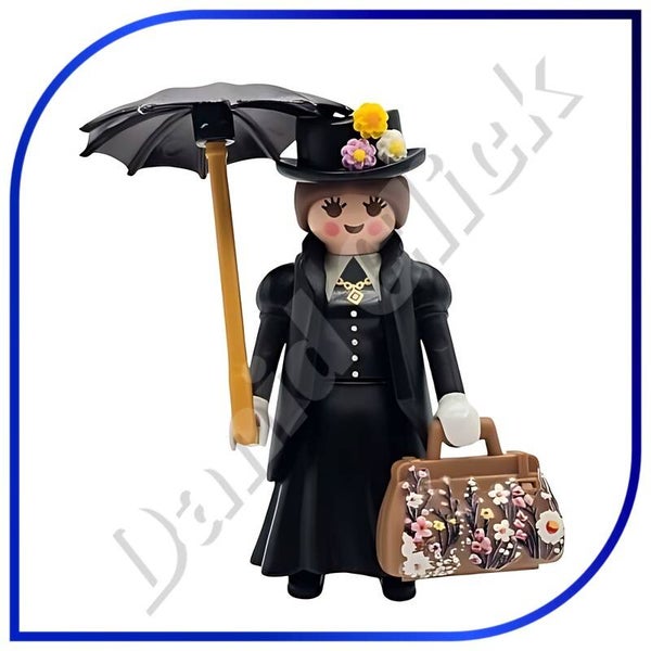 Playmobil Mary Poppins Custom (Bajo Pedido)