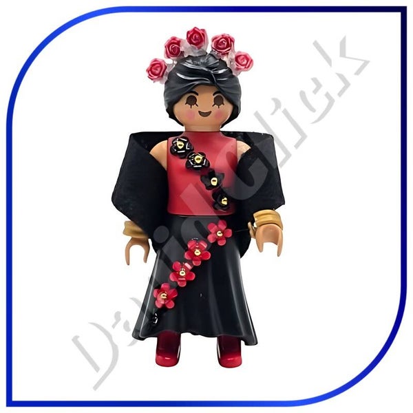 Playmobil Frida Kahlo Custom ( Bajo Pedido )