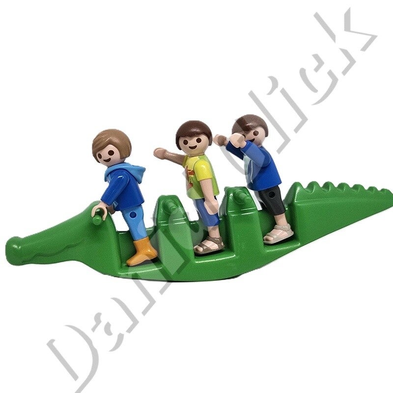 Playmobil Balancín Cocodrilo con niños
