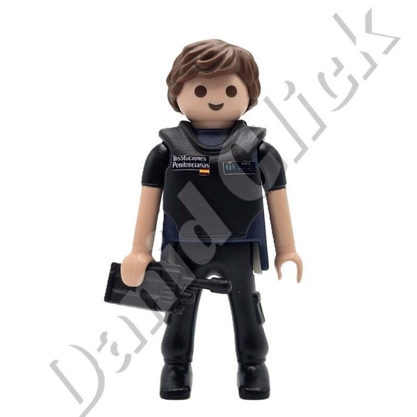 Playmobil Funcionario de Prisiones con chaleco Custom
