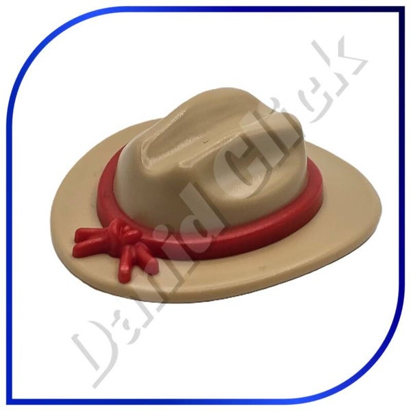 Sombrero Marrón Cinta Roja Oeste