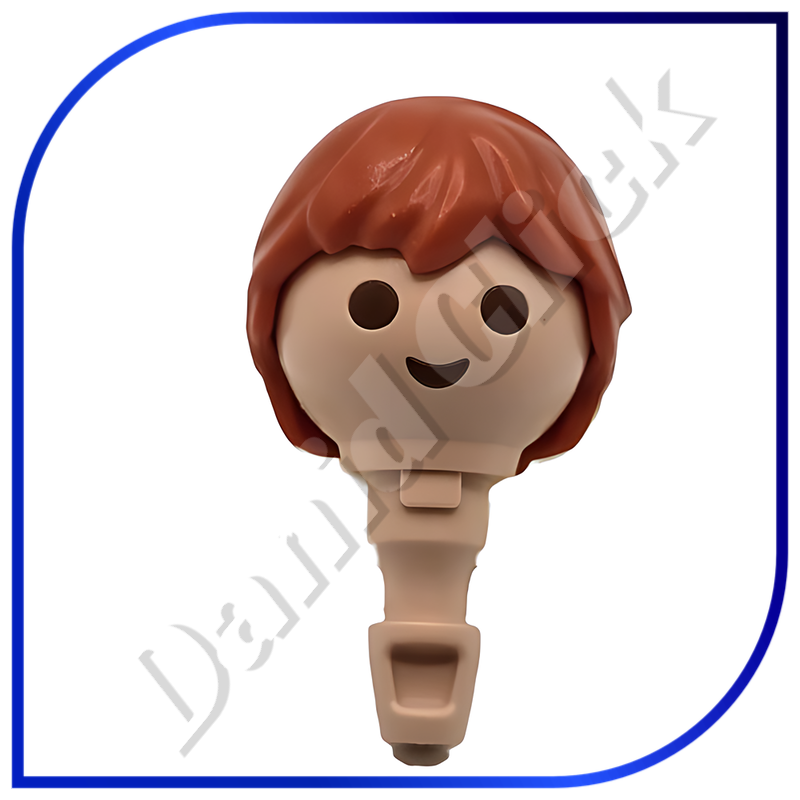Cabeza  con Pelo Pelirrojo