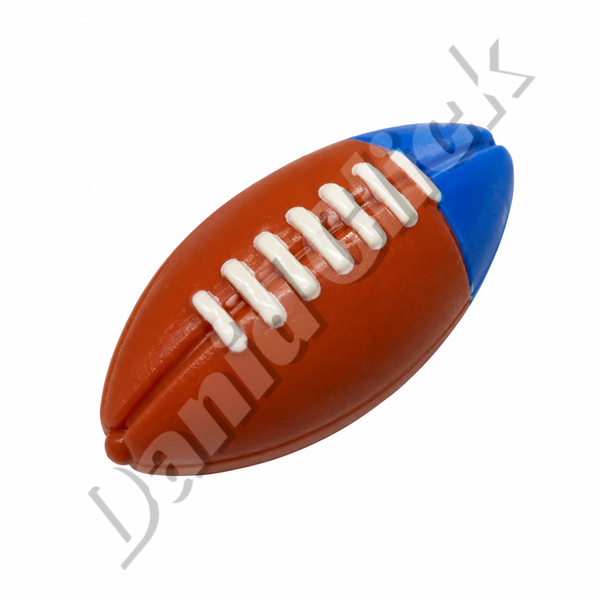 Balón de Rugby Marrón y Azul