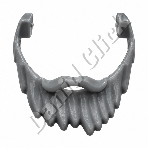 Barba Larga con Bigote Gris